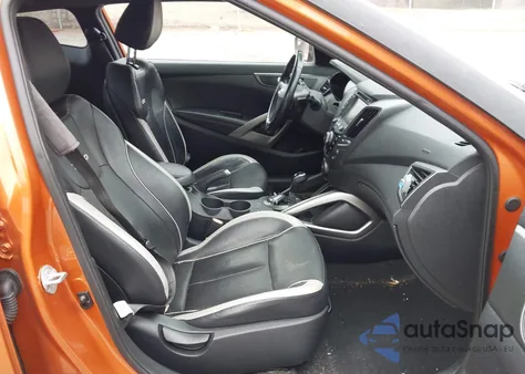 2014 Hyundai Veloster Turbo W/Black z USA, uszkodzony, nr VIN KMHTC6AE4EU200540